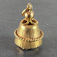 Load image into Gallery viewer, Vintage 18 Karat Yellow Gold Amethyst Barrel Charm Pendant
