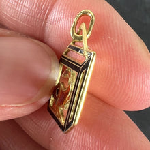 Load image into Gallery viewer, Vintage French Koi Carp Fish in Box 18 Karat Yellow Gold Enamel Charm Pendant
