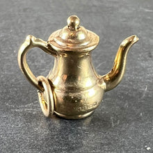 Load image into Gallery viewer, Vintage 9K Yellow Gold Coffee Pot Charm Pendant
