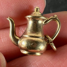 Load image into Gallery viewer, Vintage 9K Yellow Gold Coffee Pot Charm Pendant
