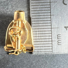 Load image into Gallery viewer, Vintage 8 Karat Yellow Gold Old Fashioned Steam Iron Charm Pendant
