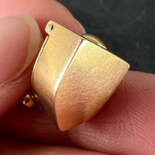 Load image into Gallery viewer, Vintage 8 Karat Yellow Gold Old Fashioned Steam Iron Charm Pendant
