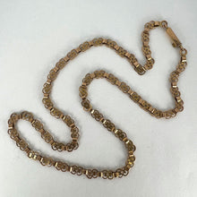 Load image into Gallery viewer, French 18K Rose Gold Fancy Link Chain Necklace
