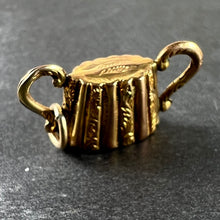 Load image into Gallery viewer, Vintage 9K Yellow Gold Double Handled Pot Charm Pendant
