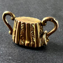 Load image into Gallery viewer, Vintage 9K Yellow Gold Double Handled Pot Charm Pendant
