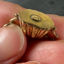 Load image into Gallery viewer, Vintage 9K Yellow Gold Double Handled Pot Charm Pendant
