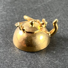 Load image into Gallery viewer, Vintage Teapot 18K Yellow Gold Charm Pendant
