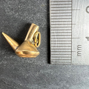 Vintage Spanish Porron 18 Karat Yellow Gold Charm Pendant