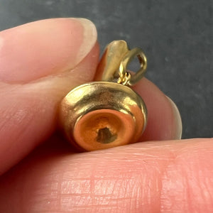 Vintage Spanish Porron 18 Karat Yellow Gold Charm Pendant