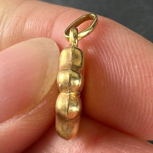 Load image into Gallery viewer, Vintage Puffy Shamrock Lucky Four-Leaved Clover 18K Yellow Gold Charm Pendant
