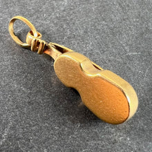 Load image into Gallery viewer, Vintage 18K Yellow Gold Violin Charm Pendant
