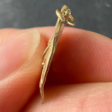 Load image into Gallery viewer, Vintage 9K Yellow Gold Leaf Nature Charm Pendant
