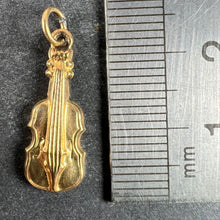 Load image into Gallery viewer, Vintage 9K Yellow Gold Violin Charm Pendant
