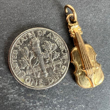 Load image into Gallery viewer, Vintage 9K Yellow Gold Violin Charm Pendant
