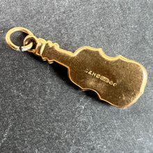Load image into Gallery viewer, Vintage 9K Yellow Gold Violin Charm Pendant
