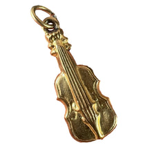 Load image into Gallery viewer, Vintage 9K Yellow Gold Violin Charm Pendant
