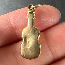 Load image into Gallery viewer, Vintage 9K Yellow Gold Violin Charm Pendant
