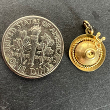 Load image into Gallery viewer, Vintage 14kt Yellow Gold Sombrero Hat Souvenir Charm Pendant
