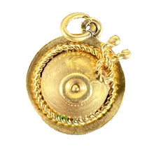 Load image into Gallery viewer, Vintage 14kt Yellow Gold Sombrero Hat Souvenir Charm Pendant
