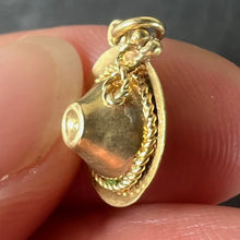 Load image into Gallery viewer, Vintage 14kt Yellow Gold Sombrero Hat Souvenir Charm Pendant
