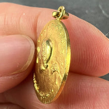 Load image into Gallery viewer, French Monnaie De Paris 18k Yellow Gold Angel of Peace Medal Pendant
