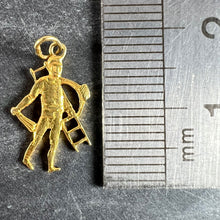 Load image into Gallery viewer, Lucky Chimney Sweep 9K Yellow Gold Charm Pendant
