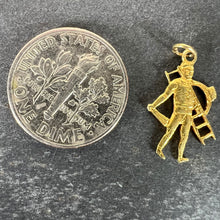 Load image into Gallery viewer, Lucky Chimney Sweep 9K Yellow Gold Charm Pendant
