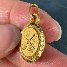 Load image into Gallery viewer, French Perroud Mini Libra Zodiac 18K Yellow Gold Charm Pendant
