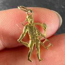 Load image into Gallery viewer, Lucky Chimney Sweep 9K Yellow Gold Charm Pendant
