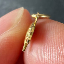 Load image into Gallery viewer, Vintage 18K Yellow Gold Lucky Pig Charm Pendant
