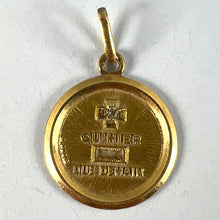 Load image into Gallery viewer, Augis French More Than Yesterday 18K Yellow Gold Diamond Love Charm Pendant
