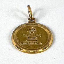Load image into Gallery viewer, Augis French More Than Yesterday 18K Yellow Gold Diamond Love Charm Pendant
