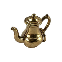Load image into Gallery viewer, Vintage 9K Yellow Gold Coffee Pot Charm Pendant
