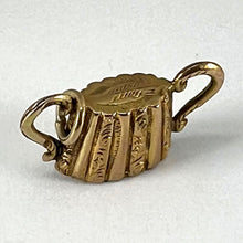 Load image into Gallery viewer, Vintage 9K Yellow Gold Double Handled Pot Charm Pendant
