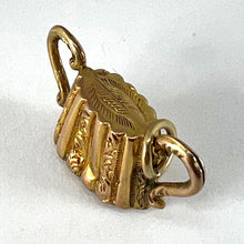 Load image into Gallery viewer, Vintage 9K Yellow Gold Double Handled Pot Charm Pendant
