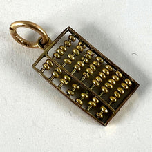 Load image into Gallery viewer, Vintage 14K Yellow Gold Abacus Mathematics Charm Pendant

