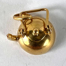 Load image into Gallery viewer, Vintage Teapot 18K Yellow Gold Charm Pendant
