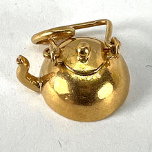 Load image into Gallery viewer, Vintage Teapot 18K Yellow Gold Charm Pendant
