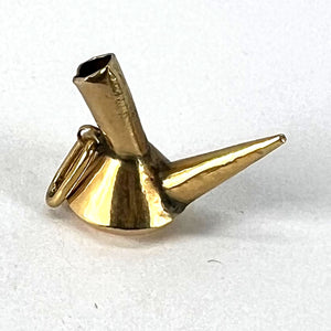 Vintage Spanish Porron 18 Karat Yellow Gold Charm Pendant