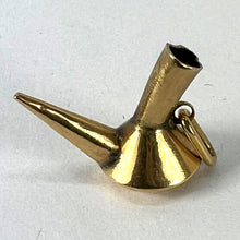 Load image into Gallery viewer, Vintage Spanish Porron 18 Karat Yellow Gold Charm Pendant
