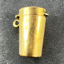 Load image into Gallery viewer, Antique French Pill Box or Miniature Etui 18K Yellow Gold Charm Pendant
