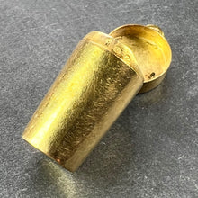 Load image into Gallery viewer, Antique French Pill Box or Miniature Etui 18K Yellow Gold Charm Pendant
