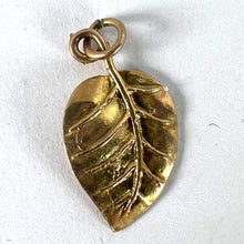 Load image into Gallery viewer, Vintage 9K Yellow Gold Leaf Nature Charm Pendant
