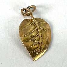 Load image into Gallery viewer, Vintage 9K Yellow Gold Leaf Nature Charm Pendant

