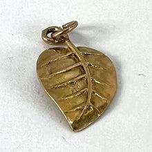 Load image into Gallery viewer, Vintage 9K Yellow Gold Leaf Nature Charm Pendant
