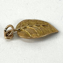 Load image into Gallery viewer, Vintage 9K Yellow Gold Leaf Nature Charm Pendant
