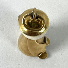 Load image into Gallery viewer, Vintage Mandarin Chinese Man 14K Yellow Gold Cultured Pearl Charm Pendant

