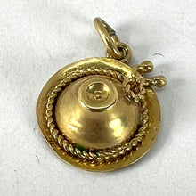 Load image into Gallery viewer, Vintage 14kt Yellow Gold Sombrero Hat Souvenir Charm Pendant
