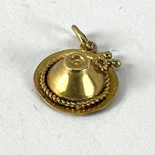 Load image into Gallery viewer, Vintage 14kt Yellow Gold Sombrero Hat Souvenir Charm Pendant
