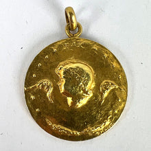 Load image into Gallery viewer, French Monnaie De Paris 18k Yellow Gold Angel of Peace Medal Pendant
